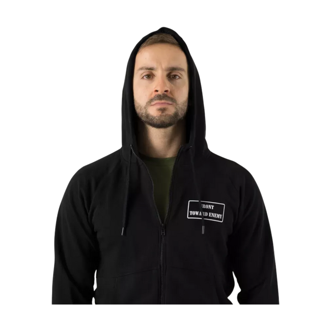 Front Toward Enemy Unisex Hoodie - Black - Helikon