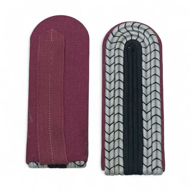 Vintage Pair of Military Ranks - Sergeant Major - Firefighters - East German Army Military Surplus (GDR - NVA - Volksmarine) - In Good Condition