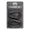 ABS PLASTIC CARABINER SET - Mil-Tec - BLACK