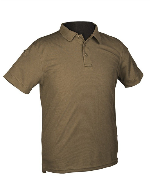 OD TACTICAL SHORT SLEEVE POLO SHIRT QUICKDRY - Mil-Tec