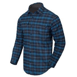 GREYMAN SHIRT -BLUE STONEWORK PLAID - HELIKON