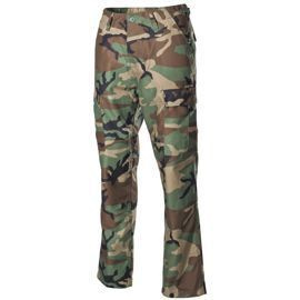 US BDU Field Pants, Woodland, reinforced knees and seat