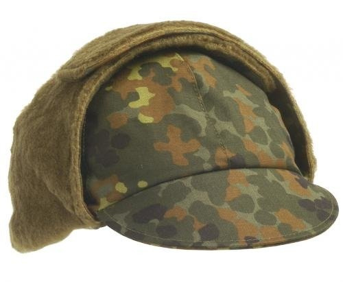 WINTER CAP GENUINE GERMAN ARMY FLECKTARN CAMO