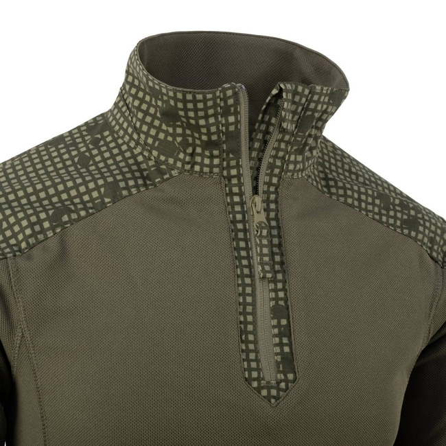 MCDU COMBAT SHIRT - TIGER STRIPE/OLIVE GREEN - HELIKON