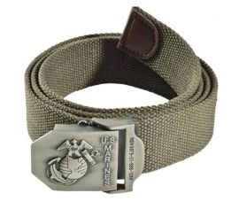 BELT USMC WEB (40 MM) OLIVE