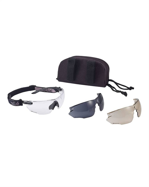 COMBAT TACTICAL GOGGLES BOLLÉ - BLACK - MILTEC