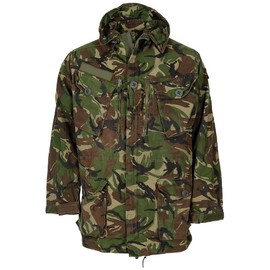 WINDPROOF JACKET, SAS SMOCK - DPM CAMO - MILITARY SURPLUS BRITISH ARMY - USED