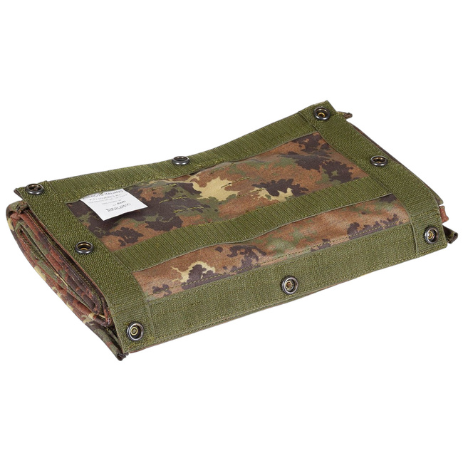 FOLDABLE MAP CASE - ITALIAN ARMY MILITARY SURPLUS - VEGETATO CAMO - LIKE NEW