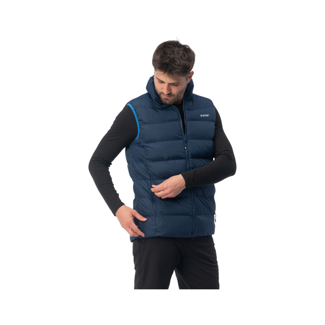 MEN'S QUILTED VEST SANIS - DRESS BLUE/ LAPIS BLUE - MAGNUM 