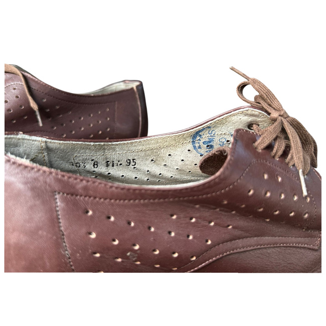 Shoes for men - Cotidian - Romanian Army surplus - Brown - In good condition