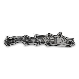 DACIC WOLF EMBLEM, WITH VELCRO APPLICATION - 13.5x2.8 CM