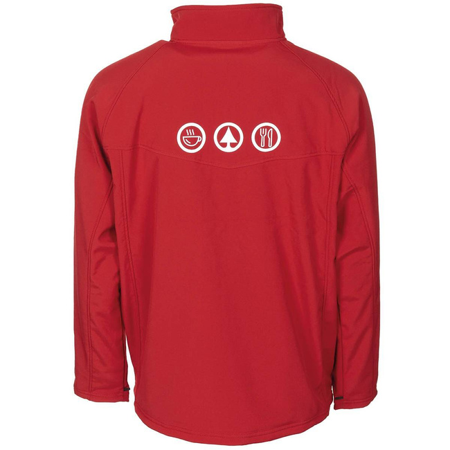 SOFT SHELL JACKET - RED - LIKE NEW