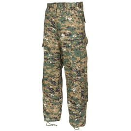 US FIELD PANTS - RIP-STOP - MFH® - DIGITAL WOODLAND