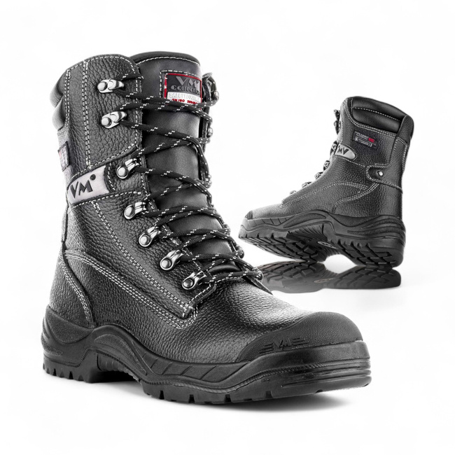 Safety boots - LONDON 2330-S3 CI – with steel toe cap and anti-perforation midsole - Black - VM