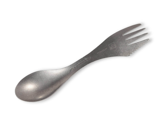 CAMPING CUTLERY - SPORK TITANIUM - GRAY