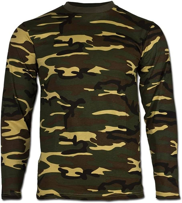 LONG SLEEVE SHIRT - Mil-Tec - WOODLAND