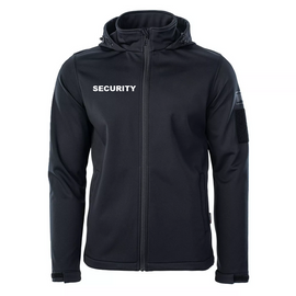 SECURITY SOFTSHELL WINTER JACKET - MAGNUM CERVUS - BLACK