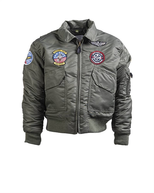 OD CWU KIDS FLIGHT JACKET W. PATCHES