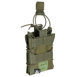 MAGAZINE POUCH - BUNGEE LOCK - OD GREEN - MFH
