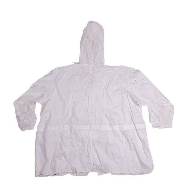 HOODED PARKA  - SNOW CAMO - MILITARY SURPLUS EAST GERMAN ARMY - USED