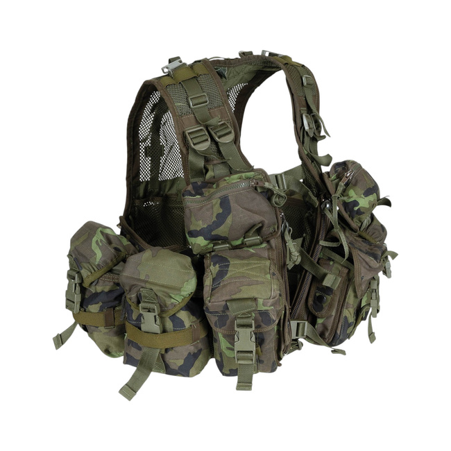 M2007 Tactical Vest - Military surplus from the Czech Army - M95 Camouflage - Used