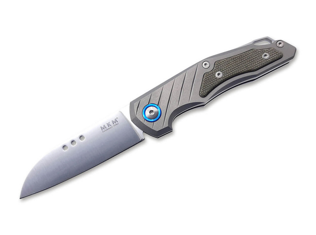 POCKET KNIFE ROOT TITANIUM GREEN MICARTA - MKM