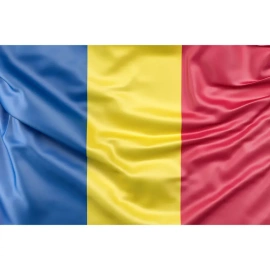 Polyester Flag - Romania - 45 x 30 cm