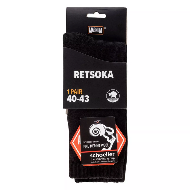 Magnum Retsoka Socks - Black/Forged iron