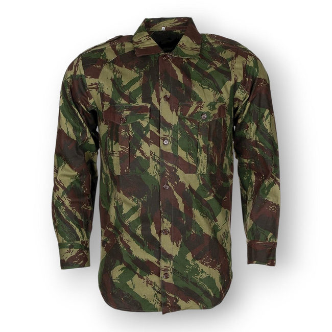 Long Sleeve Shirt – Portuguese Army Military Surplus – Lizard Camouflage – Like New