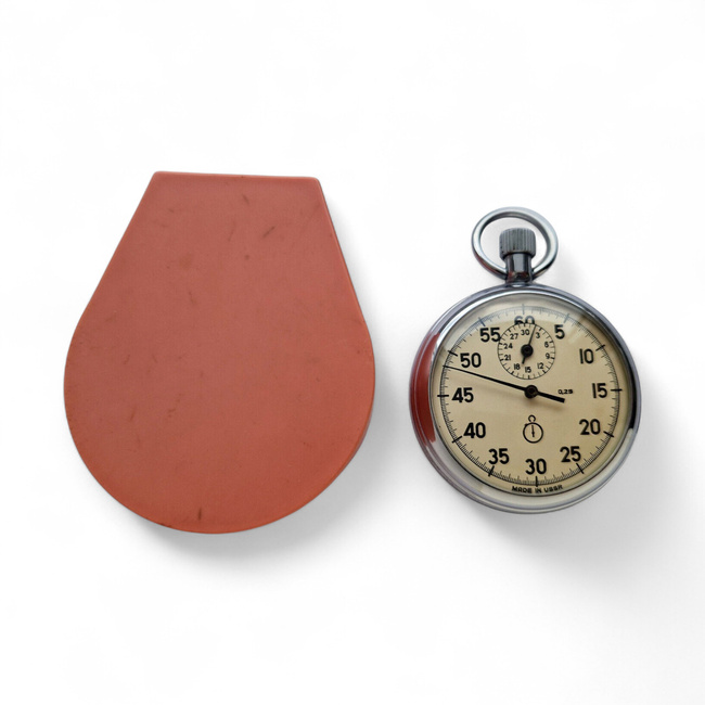 Vintage AGAT Stopwatch - USSR - Romanian Army Military Surplus - In good condition