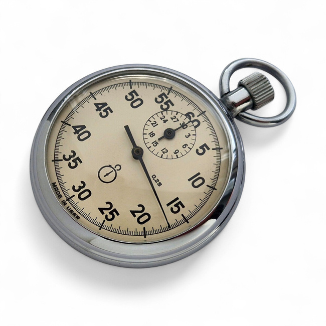 Vintage AGAT Stopwatch - USSR - Romanian Army Military Surplus - In good condition