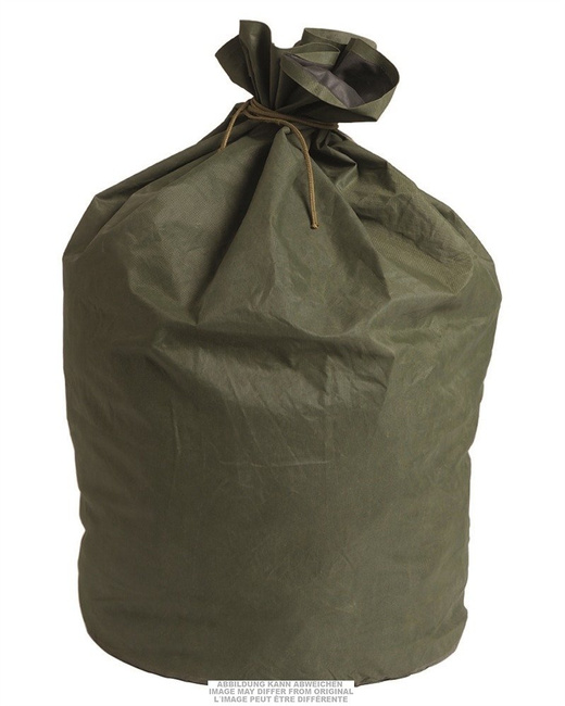 US OD RUBBER DUFFLE BAG USED