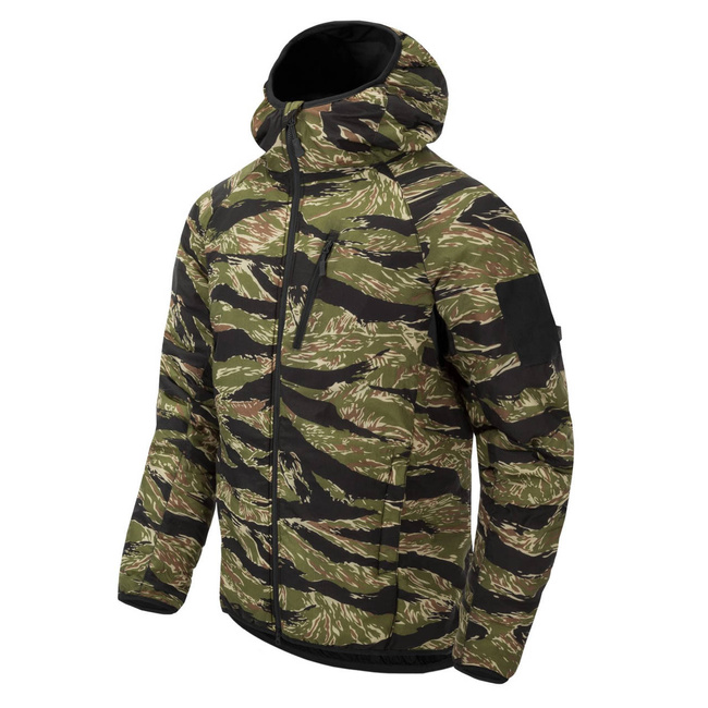 JACKET WITH HOOD - WOLFHOUND® - CLIMASHIELD® APEX - Helikon-Tex® - TIGER STRIPE