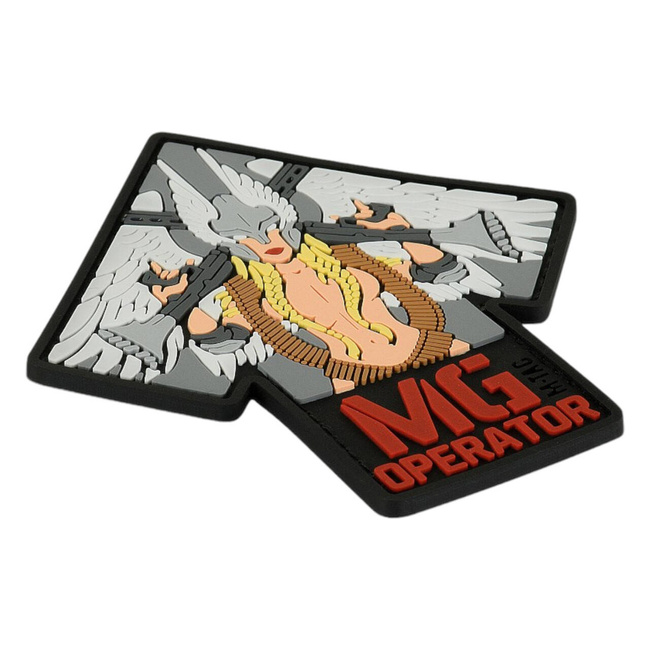 PATCH MG OPERATOR PVC - RED/GREY - M-TAC
