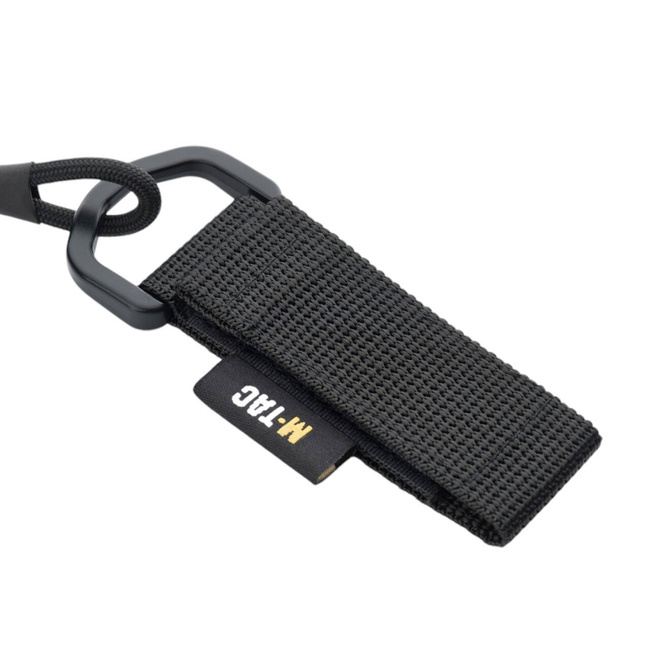 D-Ring Safety Cable - Black - M-Tac