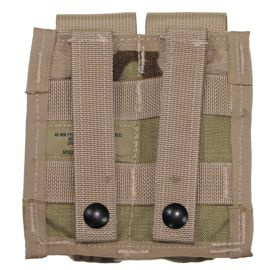 US bullet pouch, "MOLLE", 3 col.desert, orig., like new 12 cm, depth: 3 cm, heigh: 13