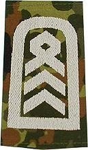 Original Pair of Ranks - Sergeant major - Oberstabsfeldwebel - German Army - Flecktarn Camouflage/Silver Camouflage