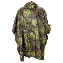 RIP-STOP PONCHO, RAINCOAT - 144 x 223 CM - MFH® - CZECH CAMOUFLAGE M95