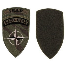 VELCRO PATCH "ISAF" - NATO-OTAN - LIKE NEW