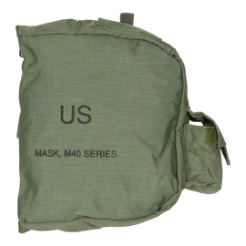 US face mask pocket, od green, like new 23 x 12 x 25 cm
