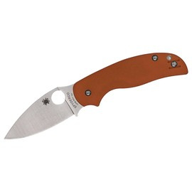 POCKET KNIFE Sage 5 CPM REX 121 G10 Burnt Orange PlainEdge - SPYDEREDGE