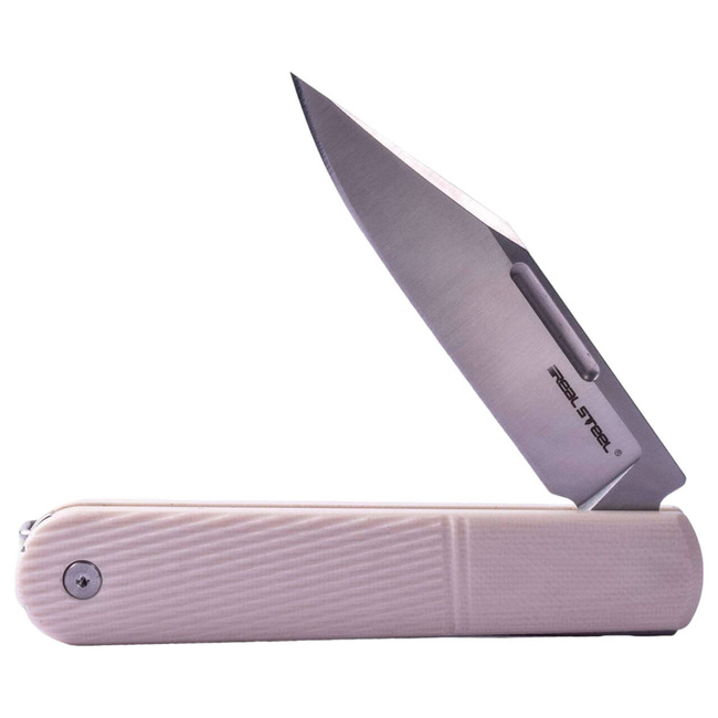 "Real Barlow RB5 Clippoint G10 Ivory" POCKET KNIFE - Real Steel