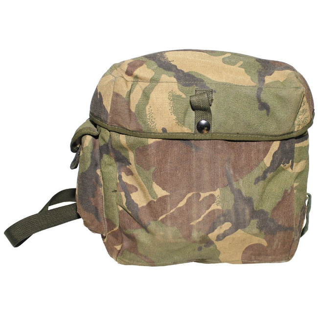 GB face mask bag, DPM camo, used 23 x 12 x 25 cm