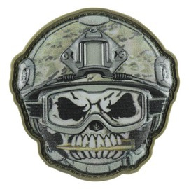 PATCH 3D EMOJI NR. 3 PVC - OLIVE - M-TAC