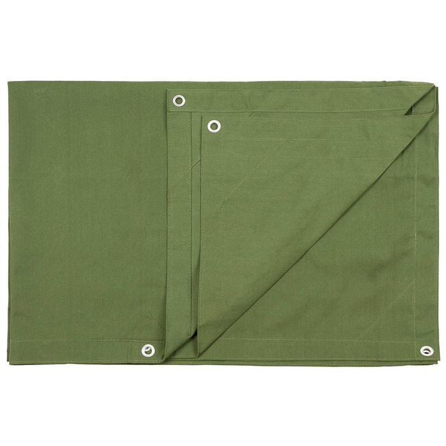 TARPAULIN - WITH METAL EYELETS - 305 x 365 CM - MFH® - OD GREEN