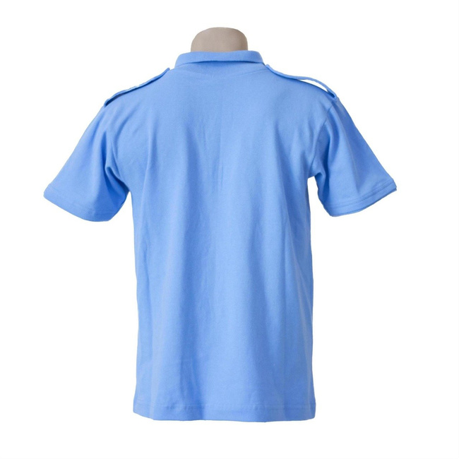 Polo T-Shirt, Light Blue Gendarmerie, ANP