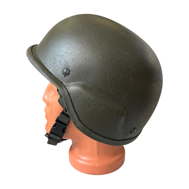 Ballistic Protection Helmet - Kevlar - Romanian Armed Forces Military Surplus - Olive Drab Green - Like New