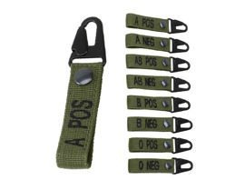 PATCH BLOOD TYPE BELT HOLDER POS AB