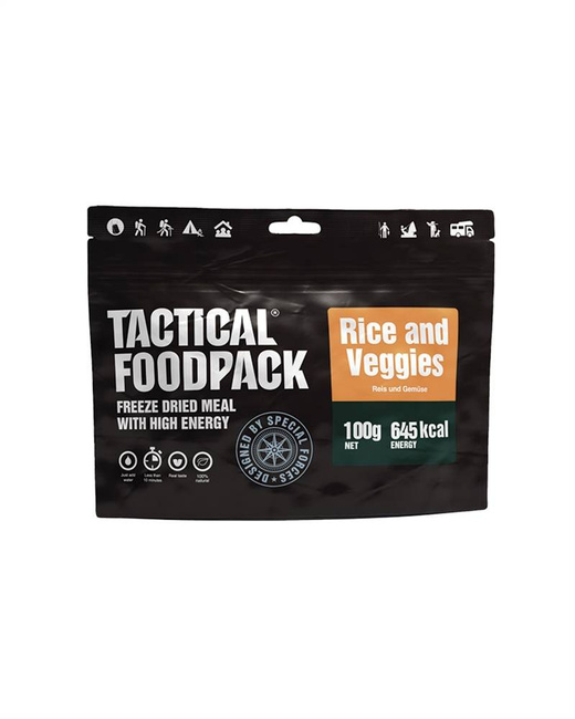TACTICAL FOODPACK - RICE AND VEGGIES - MILTEC