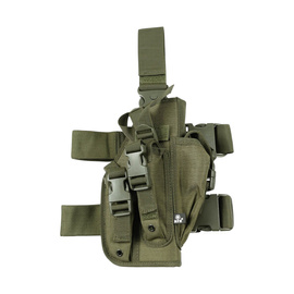 Right leg tactical holster - adjustable with Molle system - OD Green